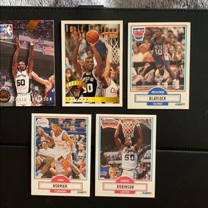 Lot of five basketball cards
